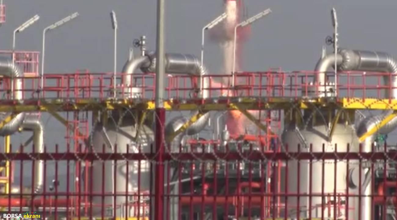 Silivri’de BOTAŞ tesislerinde yangın