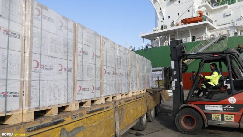 Türkiye Sigorta ve Türk Kızılay’dan Gazze’ye destek