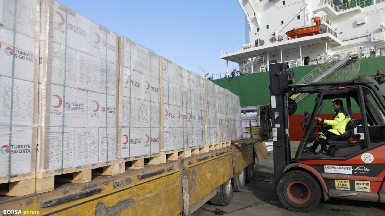 Türkiye Sigorta ve Türk Kızılay’dan Gazze’ye destek