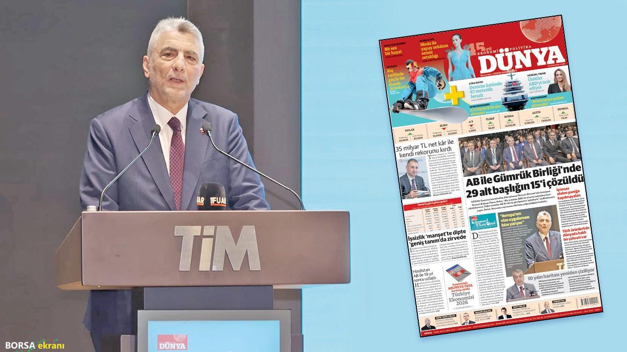 Bakan Bolat DÜNYA’nın zirvesinde açıkladı: Türkiye’nin talepleri kabul edildi, 29 alt başlığın 15’ini çözdük