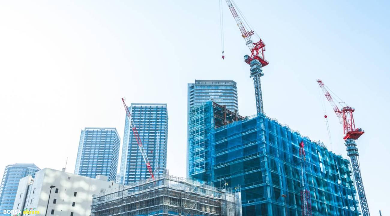 İnşaat üretimi aylık bazda azalırken, yıllık arttı