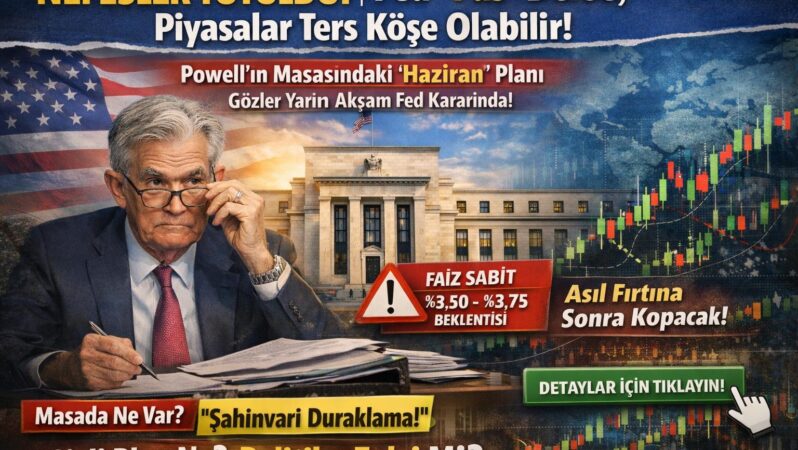 NEFESLER TUTULDU | Fed “Pas” Derse, Piyasalar Ters Köşe Olabilir! Powell’ın Masasındaki “Haziran” Planı