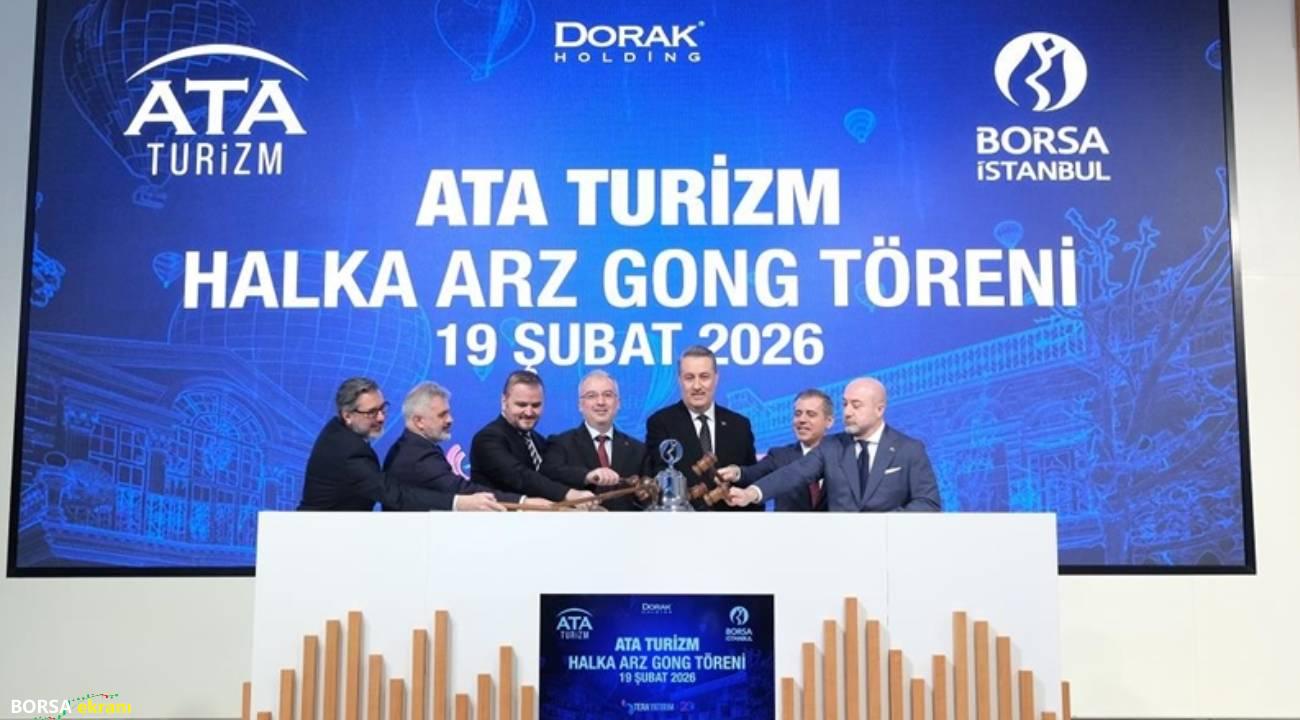Borsa İstanbul’da gong Ata Turizm için çaldı