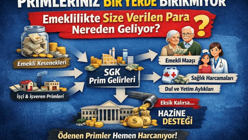 Primleriniz Bir Yerde Birikmiyor: Emeklilikte Size Verilen Para Nereden Geliyor?