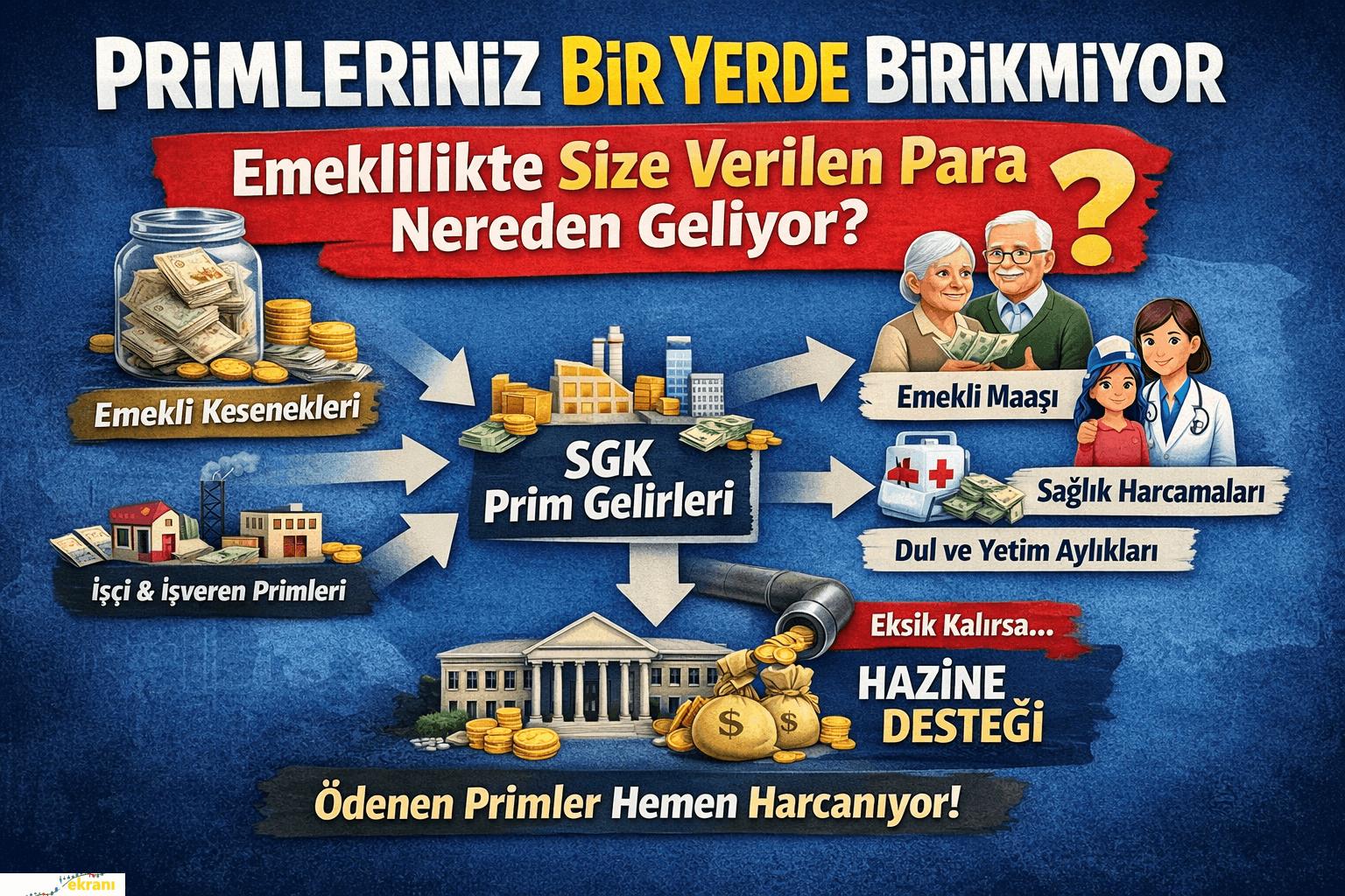 Primleriniz Bir Yerde Birikmiyor: Emeklilikte Size Verilen Para Nereden Geliyor?