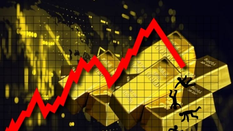 Altınında Sert Düşüş