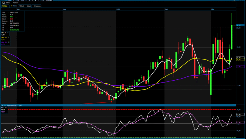 PETKM’de 20 TL Üzeri Güçlenme Sinyali