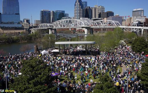 ABD’de ‘Krallara hayır’ protestosu 