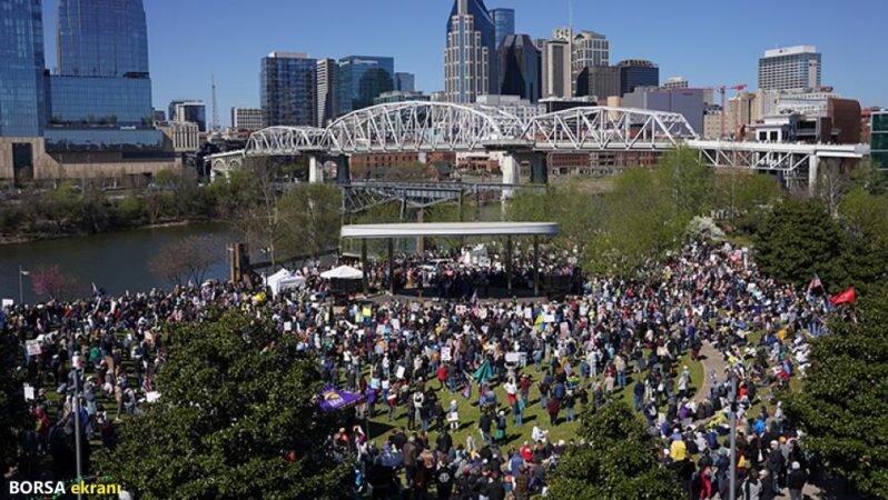 ABD’de ‘Krallara hayır’ protestosu 