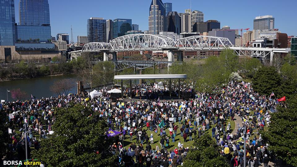 ABD’de ‘Krallara hayır’ protestosu