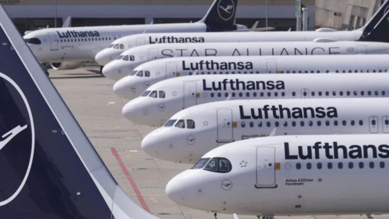 Lufthansa, jet yakıtı krizi nedeniyle ekim ayına kadar 20 bin uçuşu iptal edecek