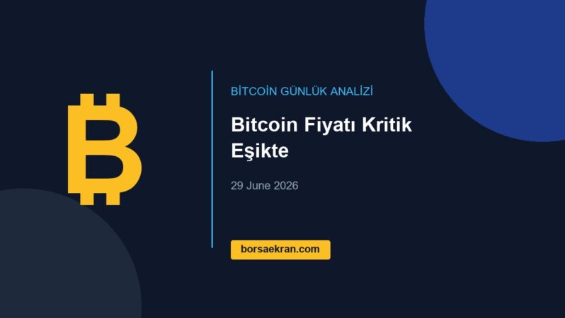 Bitcoin Fiyatı Kritik Eşikte