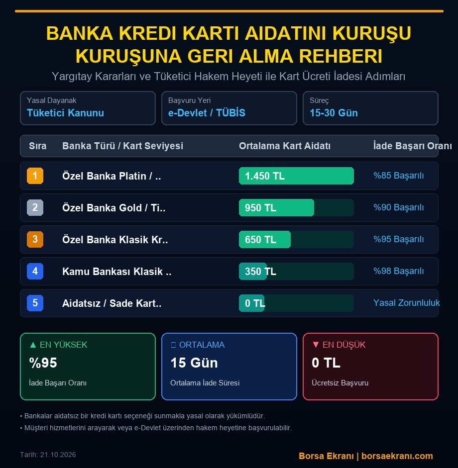Banka Kredi Kartı Aidatını Kuruşu Kuruşuna Geri Alma Rehberi